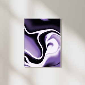 Purple Abstract Wall Art, Living Room Wall Decor, Home Decor, Printable wall art, Instant download, Home Collectible, Digital Download
