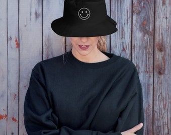 Cappello da pescatore sorridente per donne e uomini