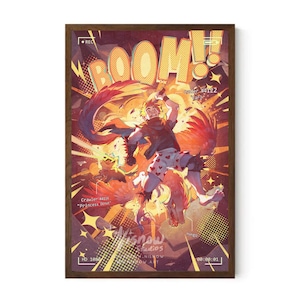 Dungeon Crawler Carl Gold Foil New Achievement Print 11x17 LitRPG Art Gift for Book Lovers