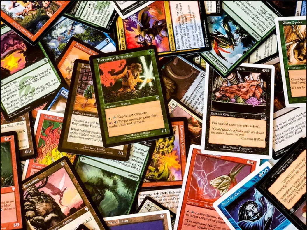 500 Authentic Magic the Gathering Cards. 10% Guaranteed Non-common ...