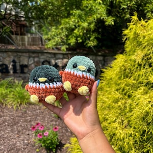 Baby Mallard duck crochet - amigurumi - READY TO SHIP!