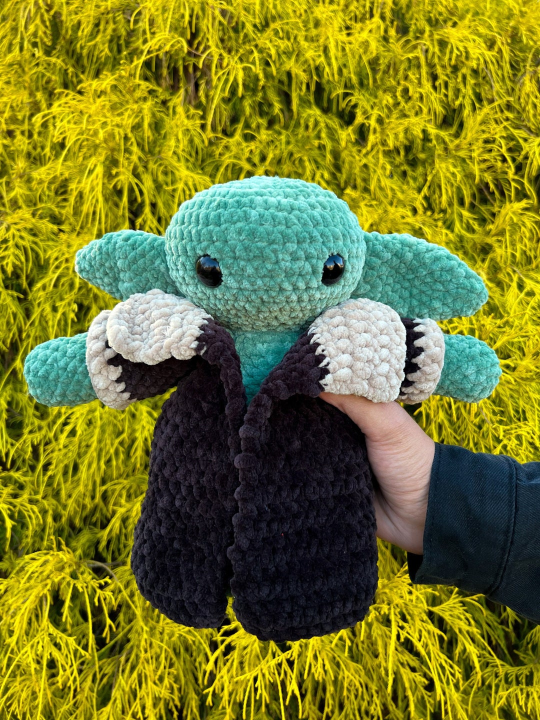 Grogu Crochet Handmade Amigurumi READY TO SHIP Etsy