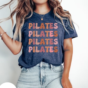 Pilates Shirt, Retro Shirt Pilates, Gift for Pilates Instructor, Pilates Gift, Pilates Lover Tee, Cute Retro Pilates Shirt, Gift for Her
