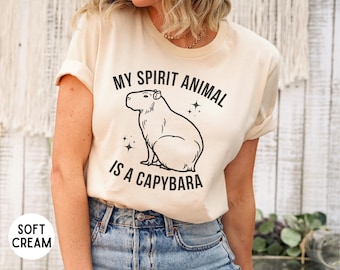 Capybara Shirt, Capybara Gift, Capybara Crewneck, Capybara Lover Shirt, Funny Capybara T-Shirt, Capybara Spirit Animal Shirt