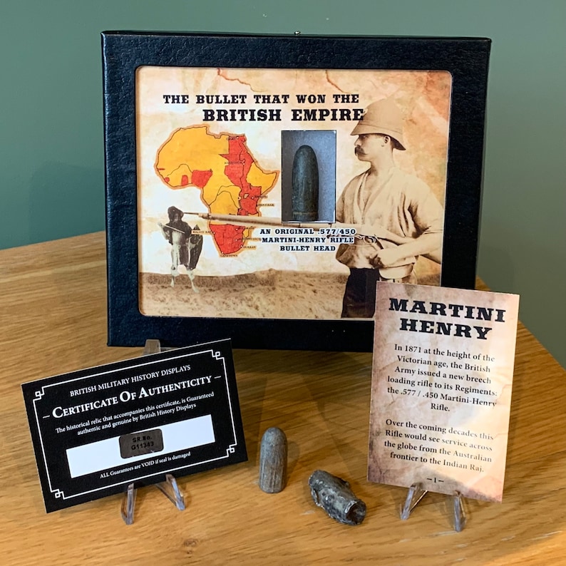 The Bullet That Won the British Empire Martinihenry Rifle Head Relic