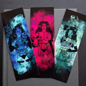 Dark Vixen Bookmarks | Smut Bookmark | Smut Lover | Spicy Bookmark | Bookish Aesthetic | Book Lover Merch | Reader Gift | Reader Present