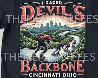 Camiseta de la película Airborne Sobreviví a Devil's Backbone Camiseta de patinaje en línea de Cincinnati Clásico de culto de los 90 Camiseta gráfica retro Regalo de Mitchell Goetz