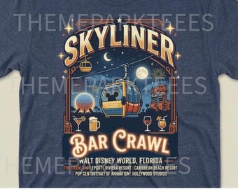 Disney Skyliner Bar Crawl T-Shirt
