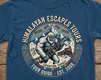 Disney Expedition Everest Shirt | Animal Kingdom Yeti Tee | Retro Disney World Vacation TShirt | WDW Roller Coaster Ride Matching Family