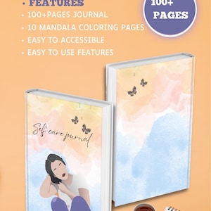 Self Care Journal,  Gratitude Journal, Self Love Journal, Selfcare journal,  Therapy Journal, Daily Journal, Self Care Printable