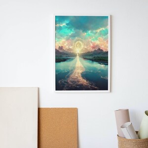 Arte astratta meditazione arte digitale / Arte del Buddha /Download digitali / Stampa di meditazione / Arte della parete stampabile / Decorazione della parete Yoga