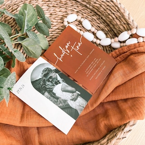 Wedding Invitation Template-Minimalist Arch