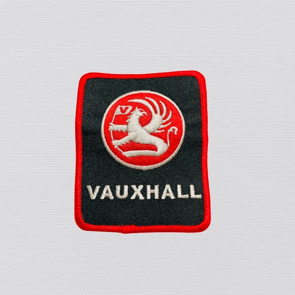 Vauxhall Embroidered Sew-on Patch Badge, Vauxhall Patch Car Brand Sew-on Patch Gift for Classic Car Lover, Retirement Gift, Fathers Day Gift