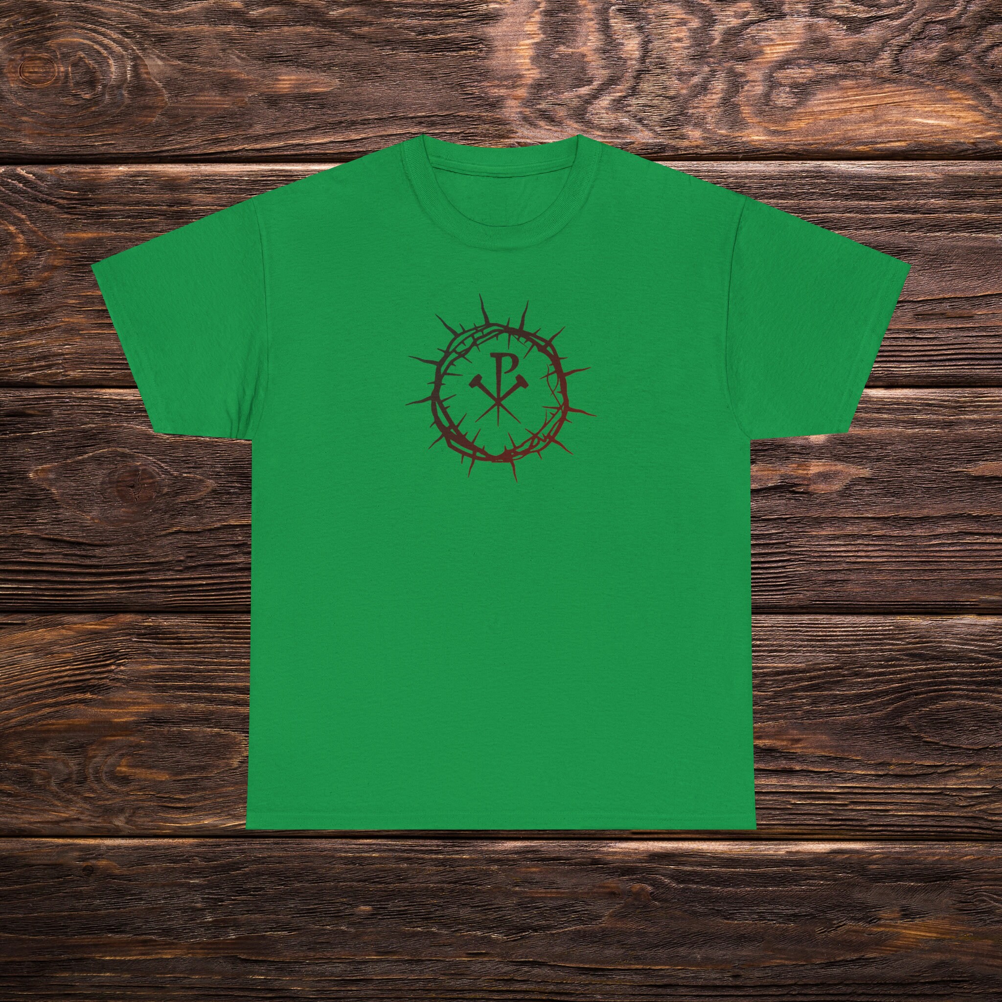 Chi Rho Crown of Thorns T-shirt - Etsy