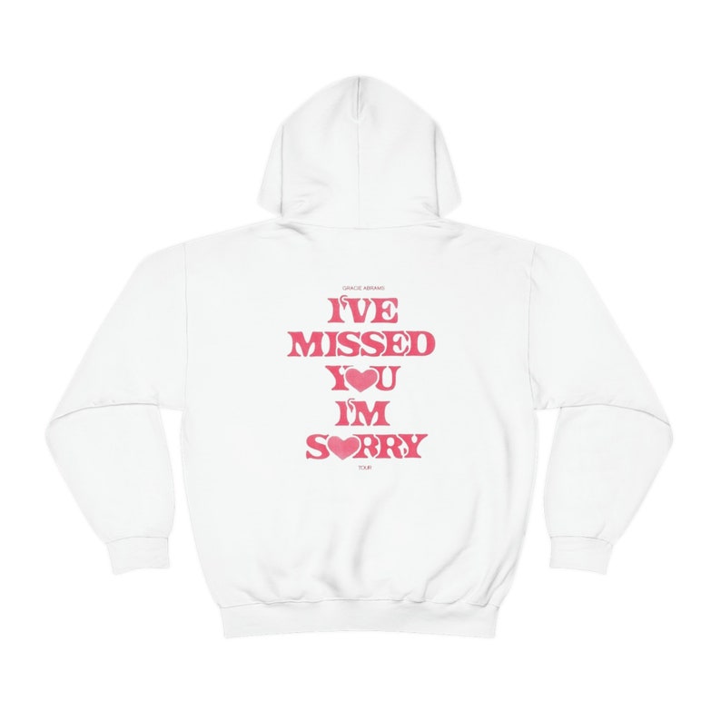 i miss you im sorry two sided gracie abrams hoodie image 3