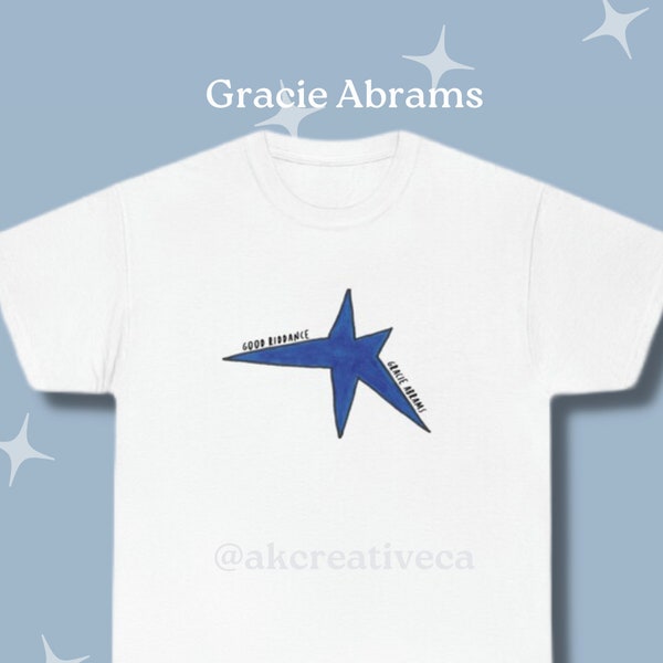 camiseta gracie abrams good riddance star unisex