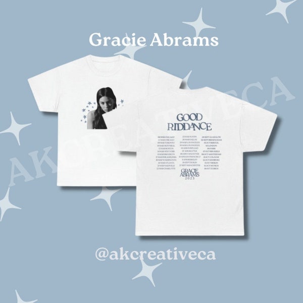 gracie abrams good riddance tour shirt