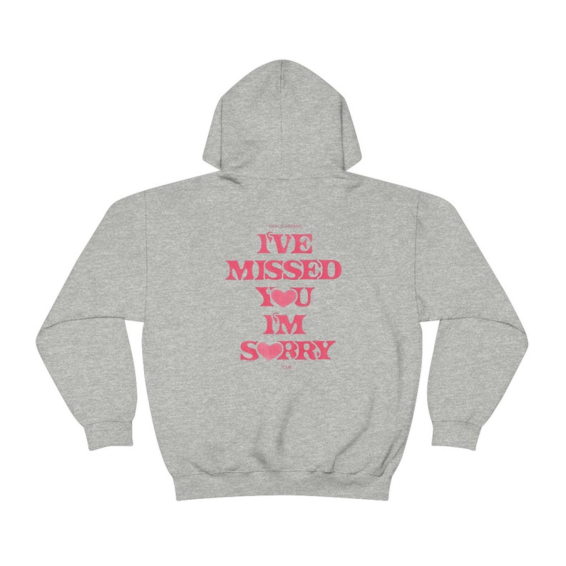 i miss you im sorry two sided gracie abrams hoodie image 7