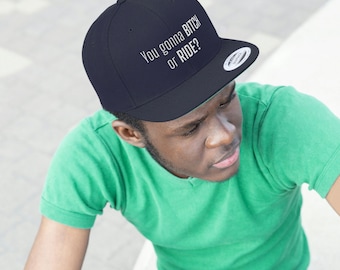 Wade Attitude Flat Bill Snapback - Motorrad, Dirt Bike, ATV, Jet Ski, Schneemobil