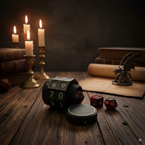 Customisable Tabletop HP Tracker: Life Counter with Hidden Storage | DnD Gift
