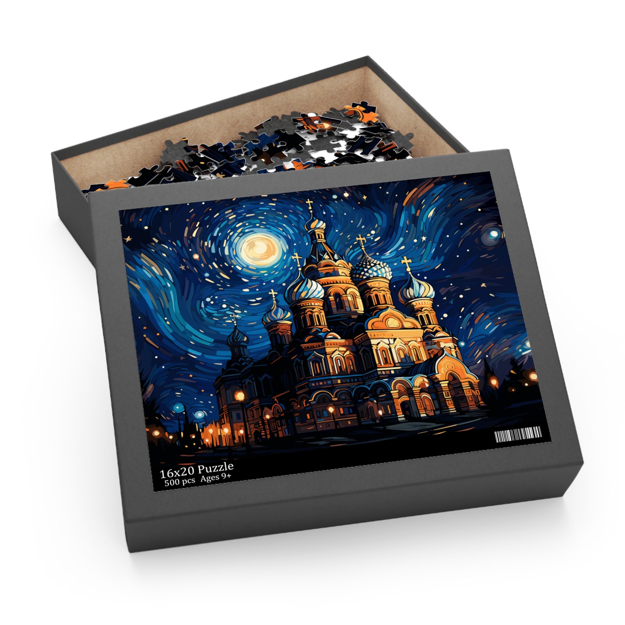 St Basil's Cathedral Painting Puzzle, Christian Jigsaw Puzzle, Catholic ...