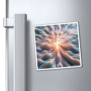 Christian Cross-koelkastmagneet, christelijke koelkastmagneet, kruisbeeldmagneet, Jezus-magneet, koelkastmagneet geloof, cadeau voor christelijk huis