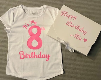 scatola di compleanno personalizzata, regalo di compleanno, regalo personalizzato per bambini, regalo di compleanno unico, regali per ragazze, regali per bambini, regali per bambini