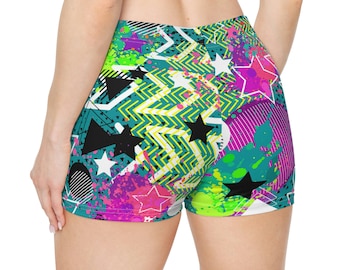 Cute booty shorts, Hot Shorts for gym, Soft rave short for her,  shorts for cheerleading, cheer spanks, lounge shorts for her, twerk shorts