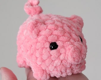 No Sew Pig Crochet Pattern, PDF Crochet Pattern, Quick Easy Crochet Patterns, Pocket Pig PDF Pattern, Cute pig pattern, No-Sew pattern