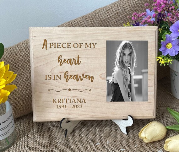 Personalized Memorial Frame, Sympathy Picture Frame, Bereavement Condolence,Bereavement Condolence Keepsake, Grieving Friend, Grieving Gift