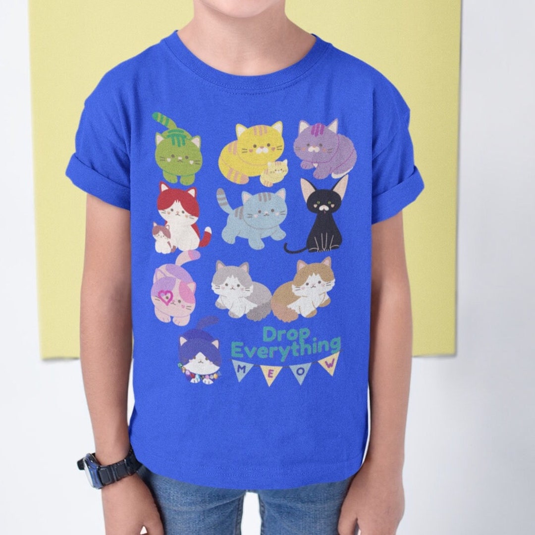 Eras Tour Shirt Kids / Eras Kittens Drop Everything Meow Etsy