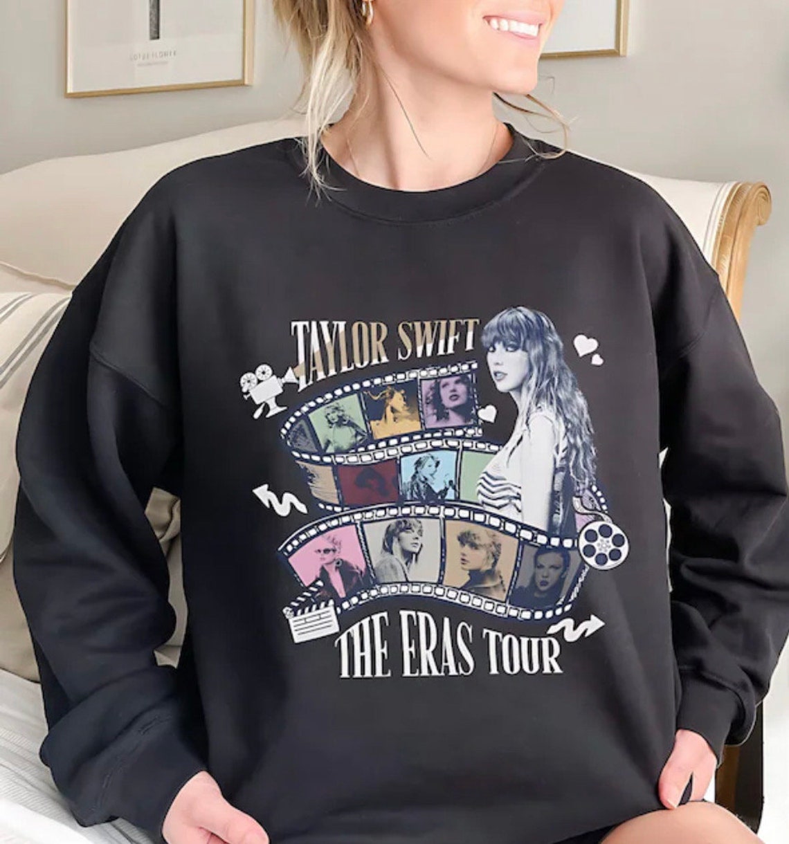 Taylor Eras Tour Theaters Sweatshirt Taylor Sweatshirt Swift Inspired ...