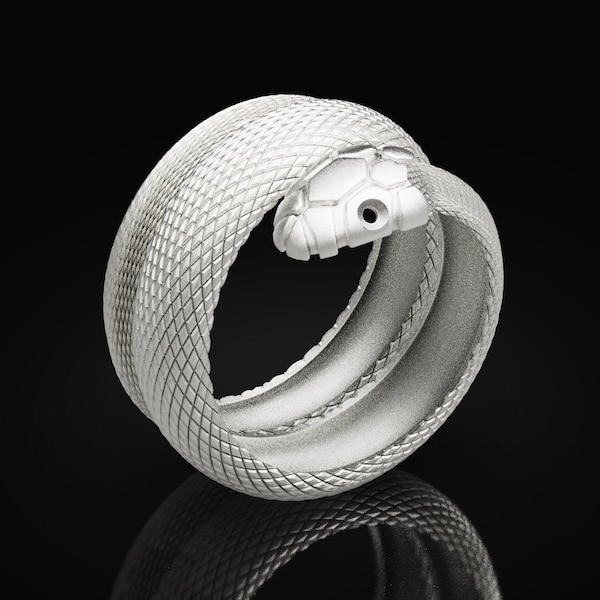 Shop Mens Snake Ring Etsy