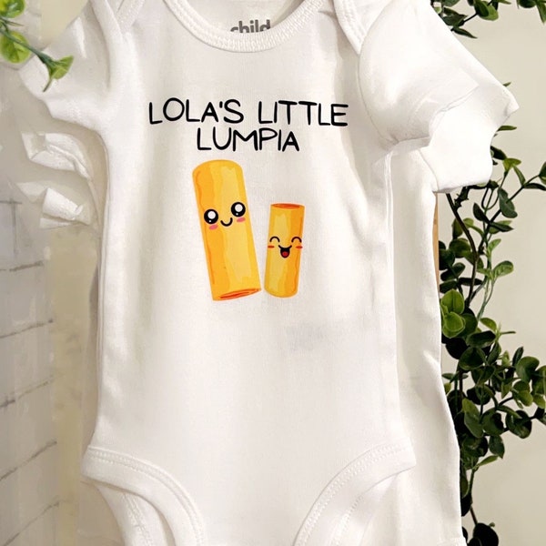 Lola's Little Lumpia Schattige Filippijnse baby-onesie