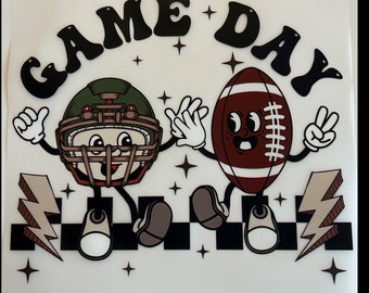 Cute Original Retro Toddler & Kid's Game Day Football Edition | DTF Transfer | Ready to Press Direct to Film Print | Quick Shipping | DIY