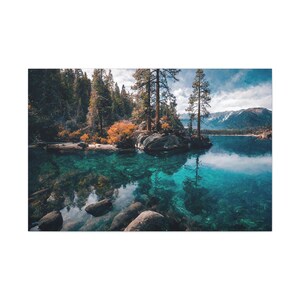 Lake Tahoe Inspired | Wall Art | Canvas Wall Art |