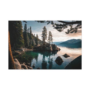 Lake Tahoe Inspired | Wall Art | Canvas Wall Art |