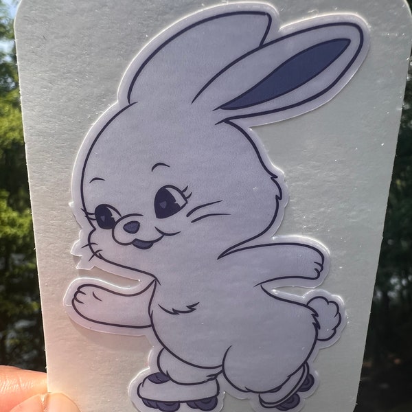 New Jeans Solo Bunny Sticker - waterproof