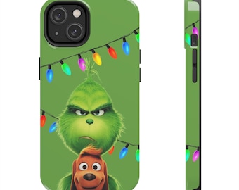 Grinch and Max iPhone case