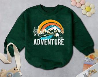 Seek Adventure Baby Romper: Camping Outfit, Nature Lover Gift