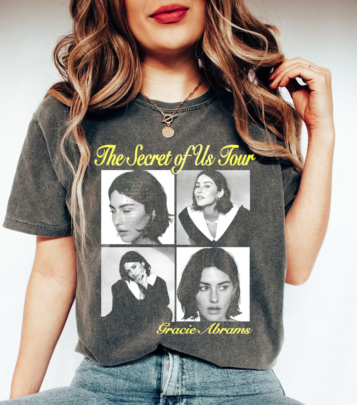 『4年保証』 secret the abrams Gracie of 日本 Etsy - shirt us ミュージシャン