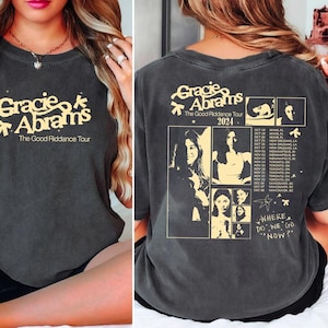 Gra.cie Abrams Das Geheimnis von uns Tour 2024 2 Seiten Musik Shirt, Gracie Tour Musikalbum Shirt, lustiges Gra.cie Abrams Shirt