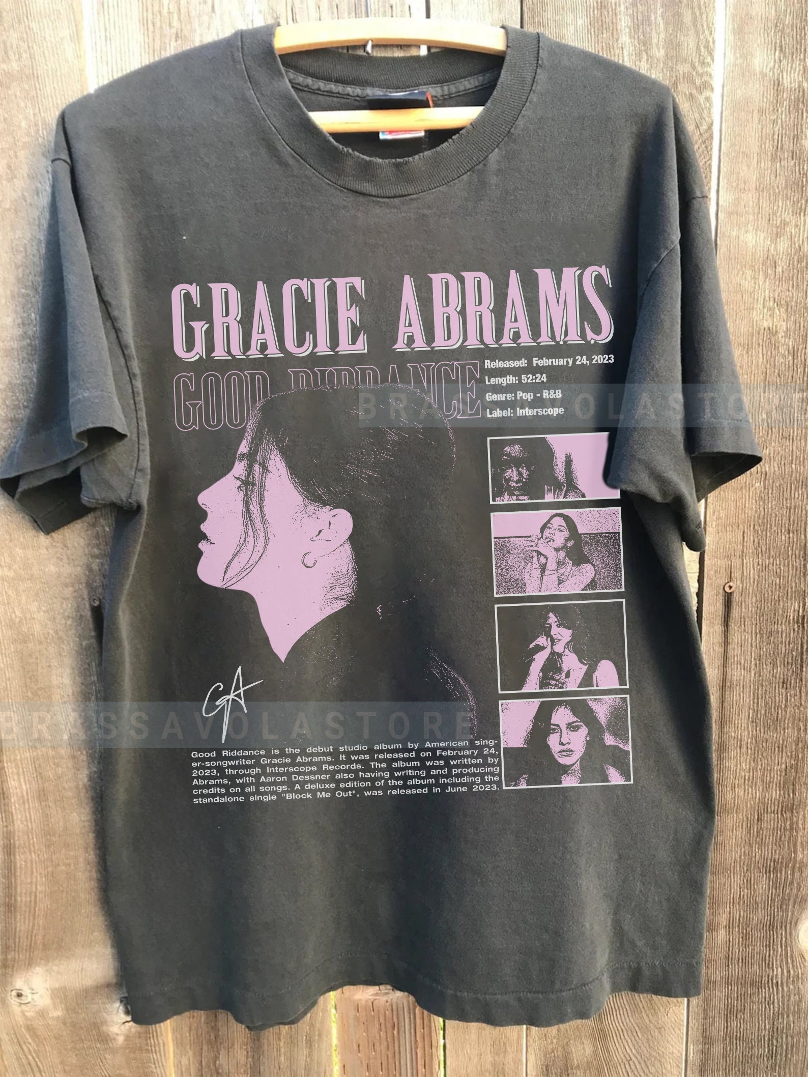 Retro Gracie Bootleg 90s Shirt , Good Riddance Abrams Tshirt