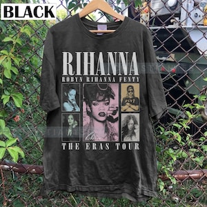 Music Fan Gift Rihanna The eras Tour T-shirt , Rihanna Album tee, Badgirl riri T-Shirt, Rihanna Rapper Shirt Gift for men women unisex shirt
