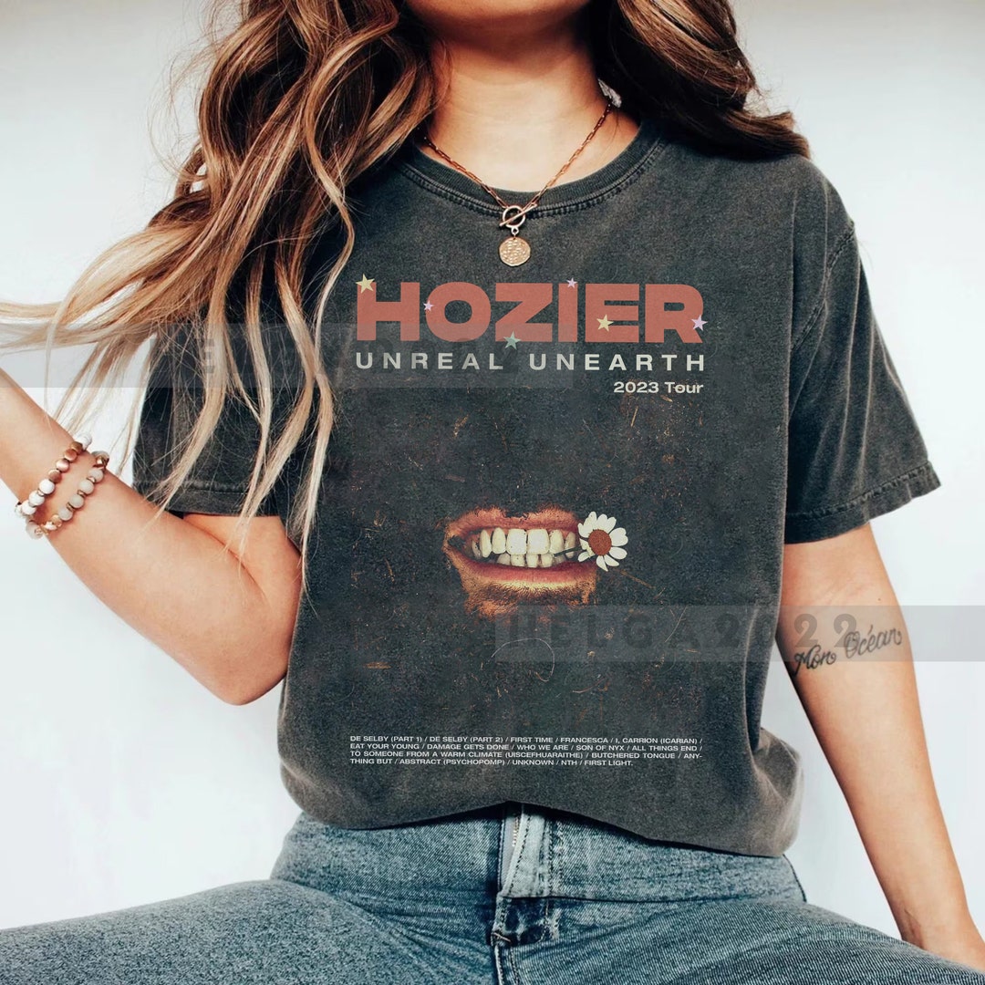 Unreal Unearth 2023 Tour Hozier Shirt, Hozier Music Gift Bootleg Hozier ...