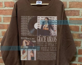 Gracie 90s Album Abrams Tshirt, This Is What It Feels Like Music Fan Gift, Gracie T-shirt, Vintage Gracie Gift for men women tshirt