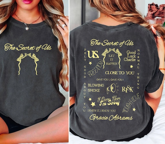 Vintage Gra.cie Abrams Shirt, the Secret of Us Tour 2024 Tee