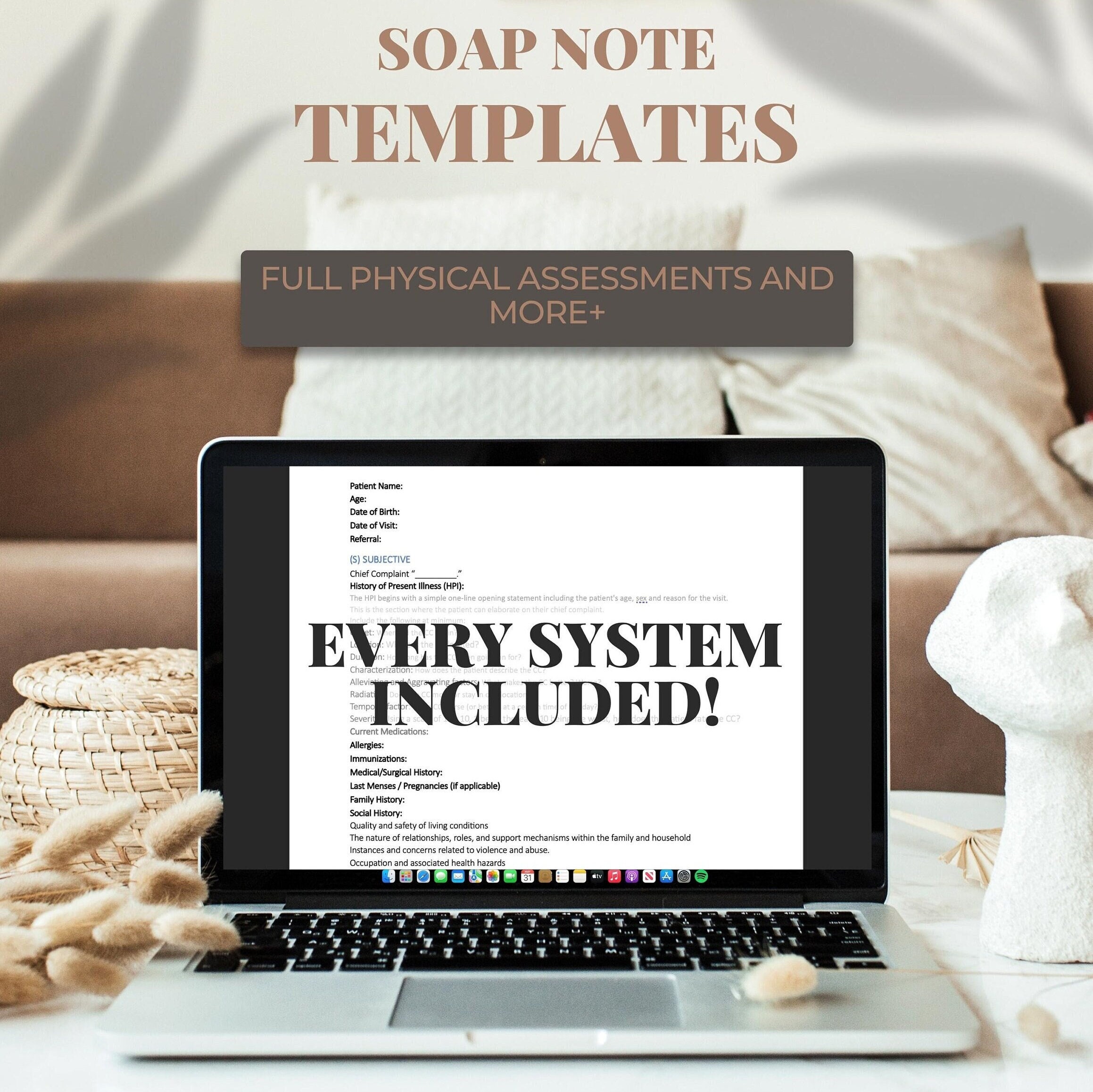 SOAP Note, SOAP Note Template, Np School, Social SOAP Note Template ...