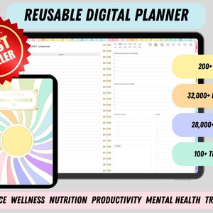 Digital Planner 2024-2027 for Goodnotes, Notability | Instant Download iPad Planner