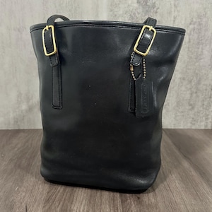 COACH オールドコーチ 9803 トートバッグ ブラック レザー ブラック s 